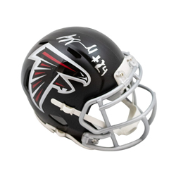 Sony Michel New England Patriots Signed New England Patriots Chrome Mini  Helmet (BAS COA)