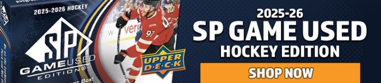 Shop 2025-26 Upper Deck Game Used Hockey