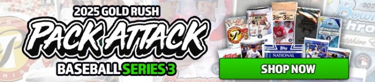 Shop 2025 Gold Rush Pack Attack Baseball Series 3 Box