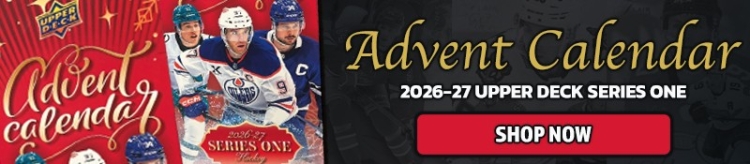 Shop 2026-27 Upper Deck Series 1 Hockey Holiday Advent Calendar