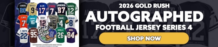 Shop 2026 Gold Rush Autographed Football Jersey Series 4