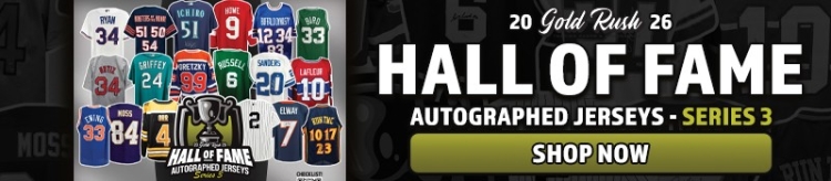 Shop 2026 Gold Rush Autographed Jersey Hall of Fame Edition Series 3