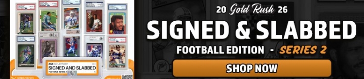 Shop 2026 Gold Rush Signed & Slabbed Football Series 2