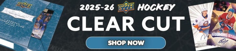 Shop 2026-27 Upper Deck Clear Cut Hockey