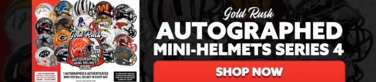 Shop 2026 Gold Rush Autographed Mini Helmet Football Edition Series 4