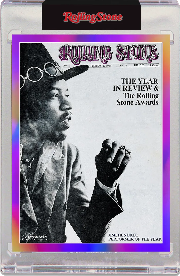 ハードロックカジノ25ドルチップ　　Jimi Hendrix 2025 Super Break Rolling Stone Jimi Hendrix Keepsake