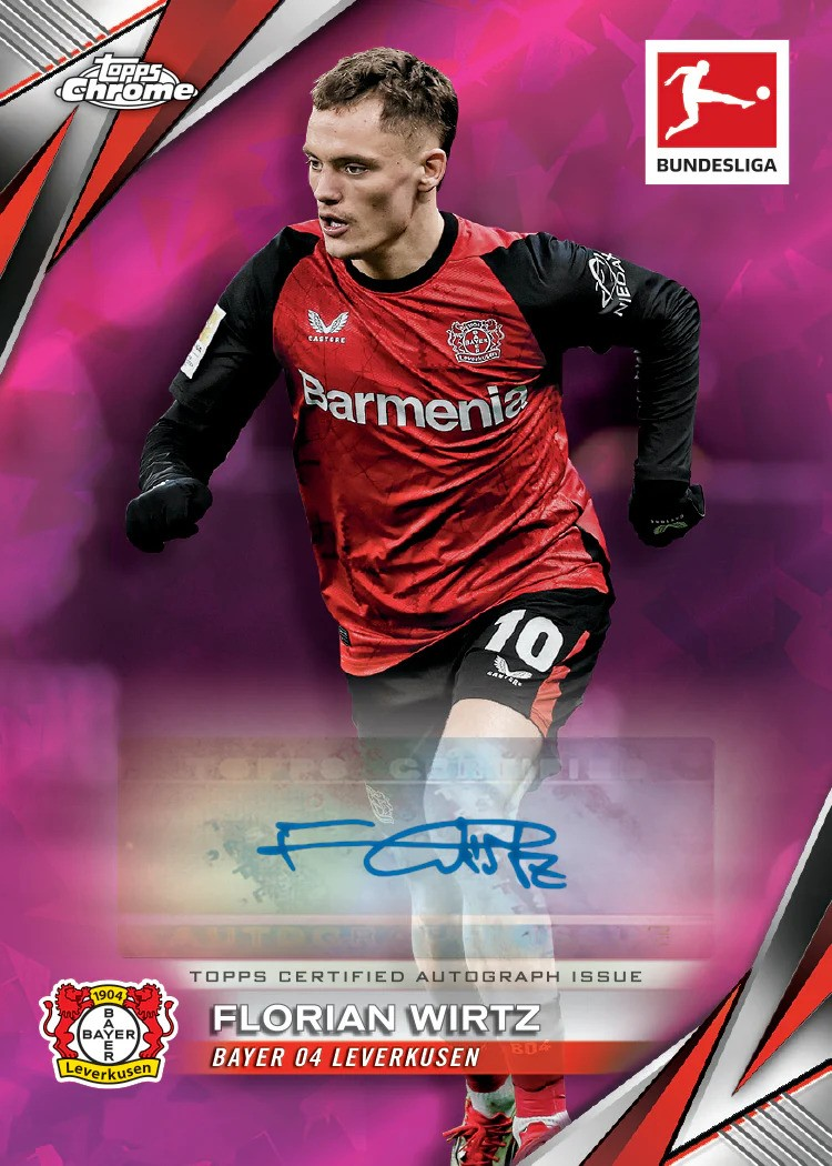 2024-25 Topps Chrome Bundesliga Soccer Sapphire Box | Steel