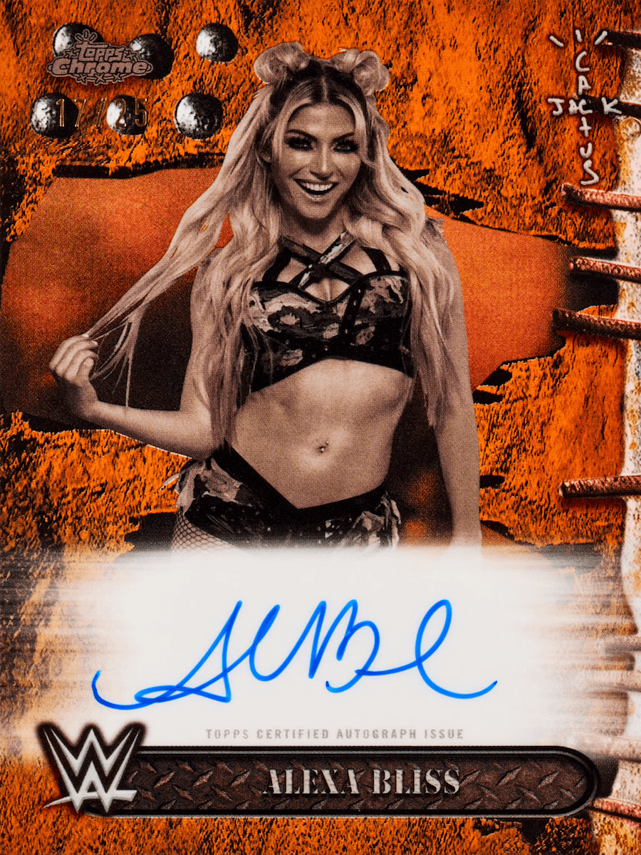 2025 Topps Chrome WWE Wrestling x Cactus Jack Travis Scott Edition 2025 Topps Chrome WWE Wrestling x Cactus Jack Travis Scott Edition