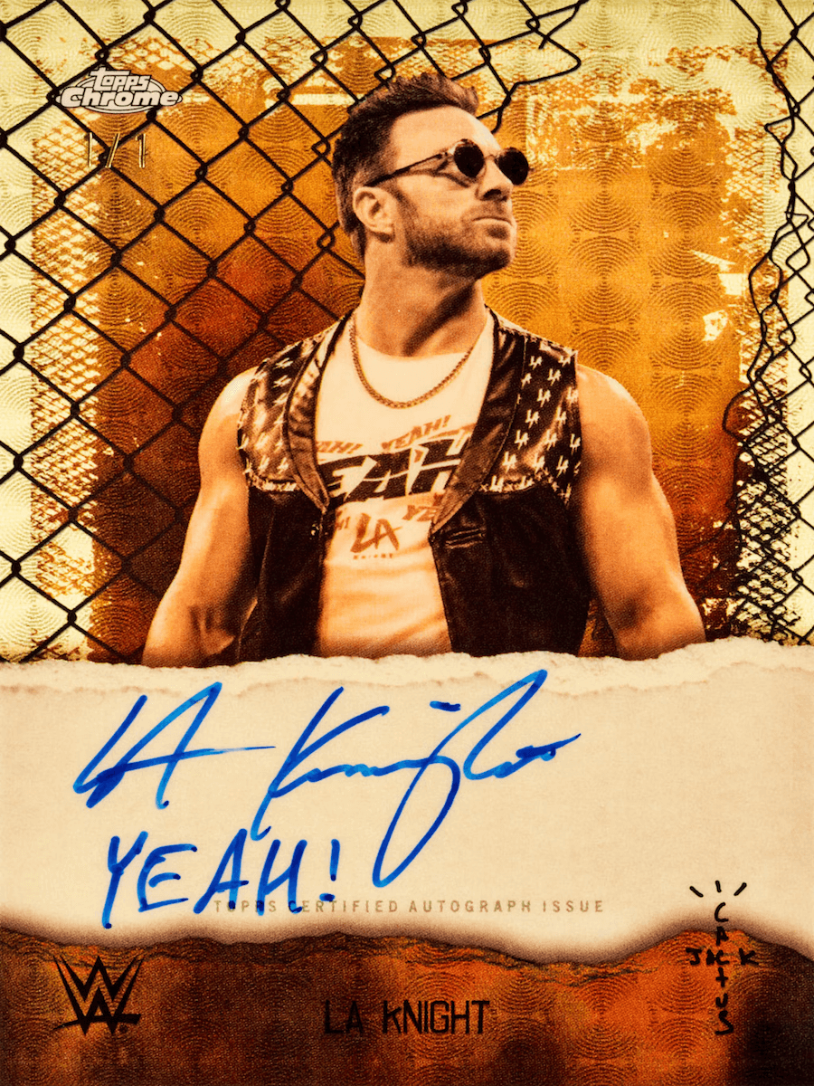 2025 Topps Chrome WWE Wrestling x Cactus Jack Travis Scott Edition 2025 Topps Chrome WWE Wrestling x Cactus Jack Travis Scott Edition