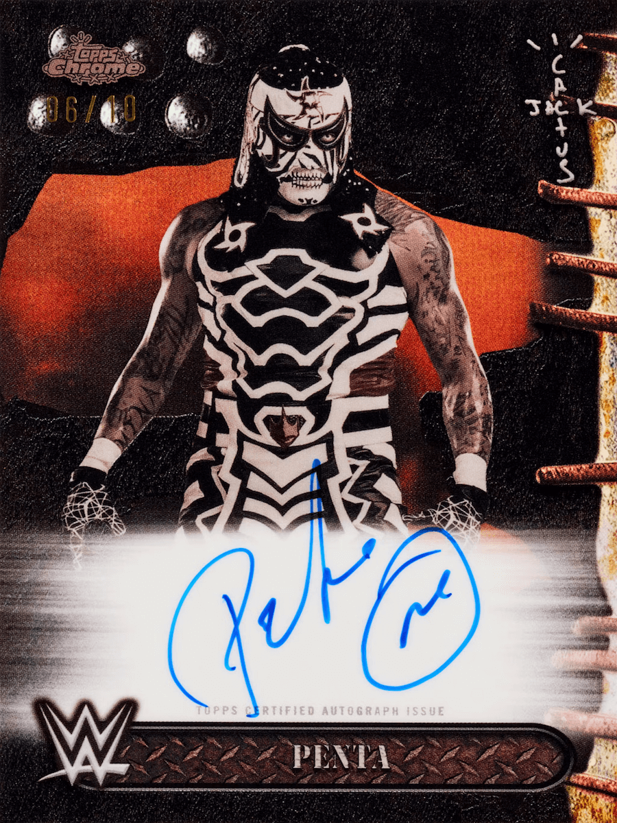 2025 Topps Chrome WWE Wrestling x Cactus Jack Travis Scott Edition