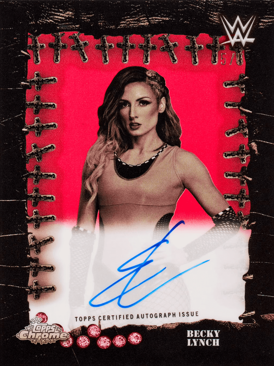2025 Topps Chrome WWE Wrestling x Cactus Jack Travis Scott Edition