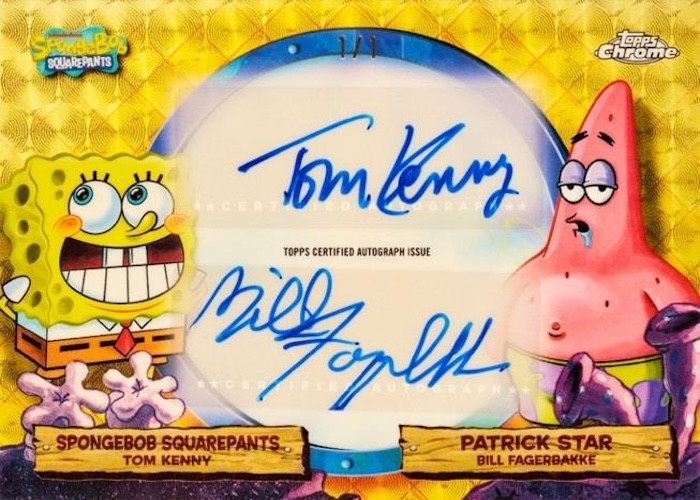 2025 Topps Chrome Spongebob 25th Anniversary Hobby Box --- Random
