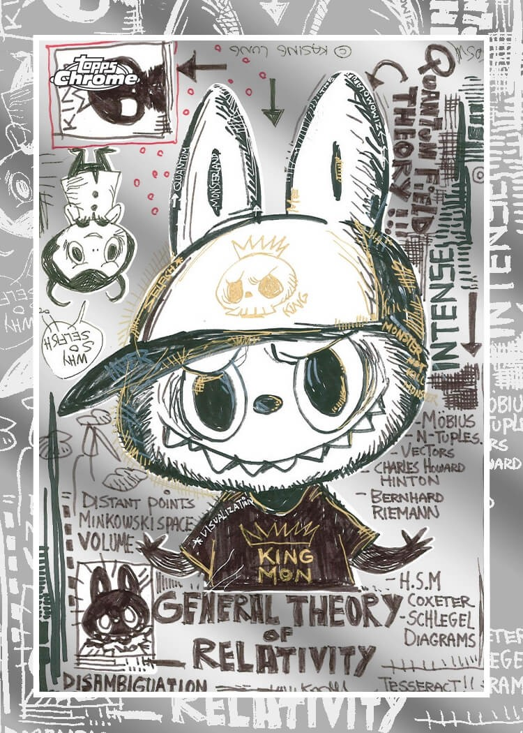 2025 Topps Chrome Labubu 10th Anniversary Box — Random Card Group