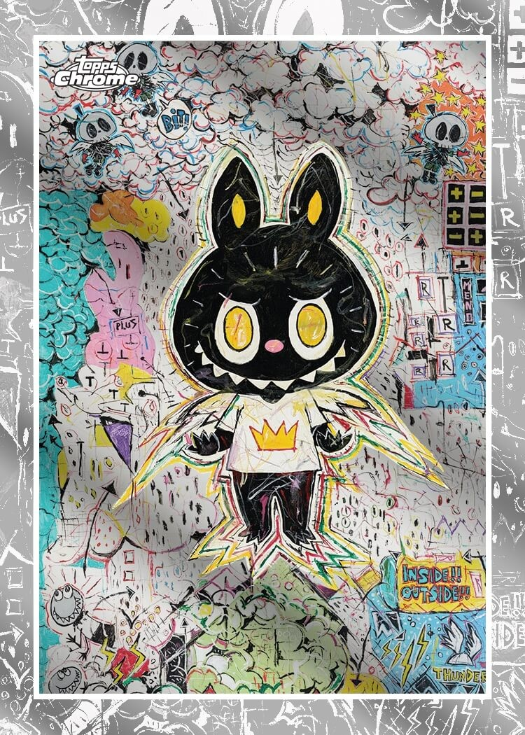 2025 Topps Chrome Labubu 10th Anniversary Box — Random Card Group