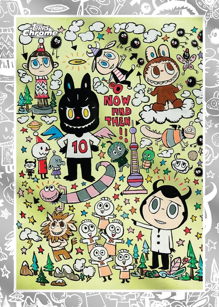 ドラゴンボールカード 2025 Topps Chrome Labubu 5box 2025 Topps Labubu Chrome® 10th Anniversary - Hobby Box