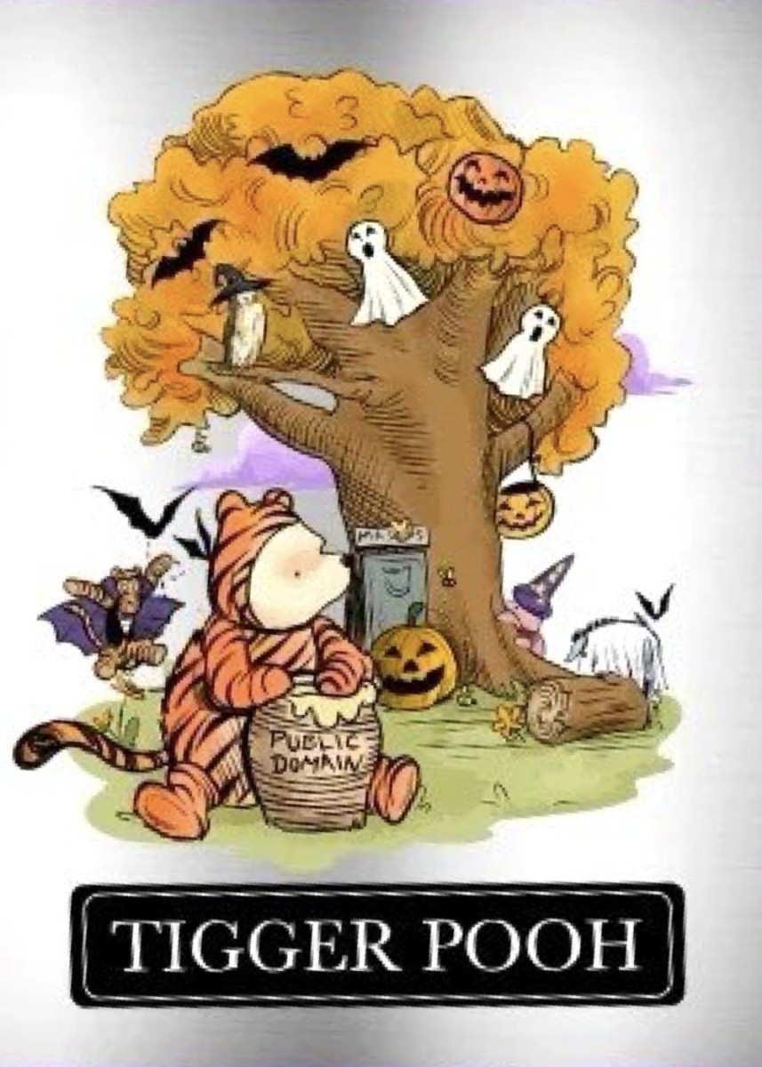 Saturday Morning Cards Halloween Classic Winnie the Pooh Limited