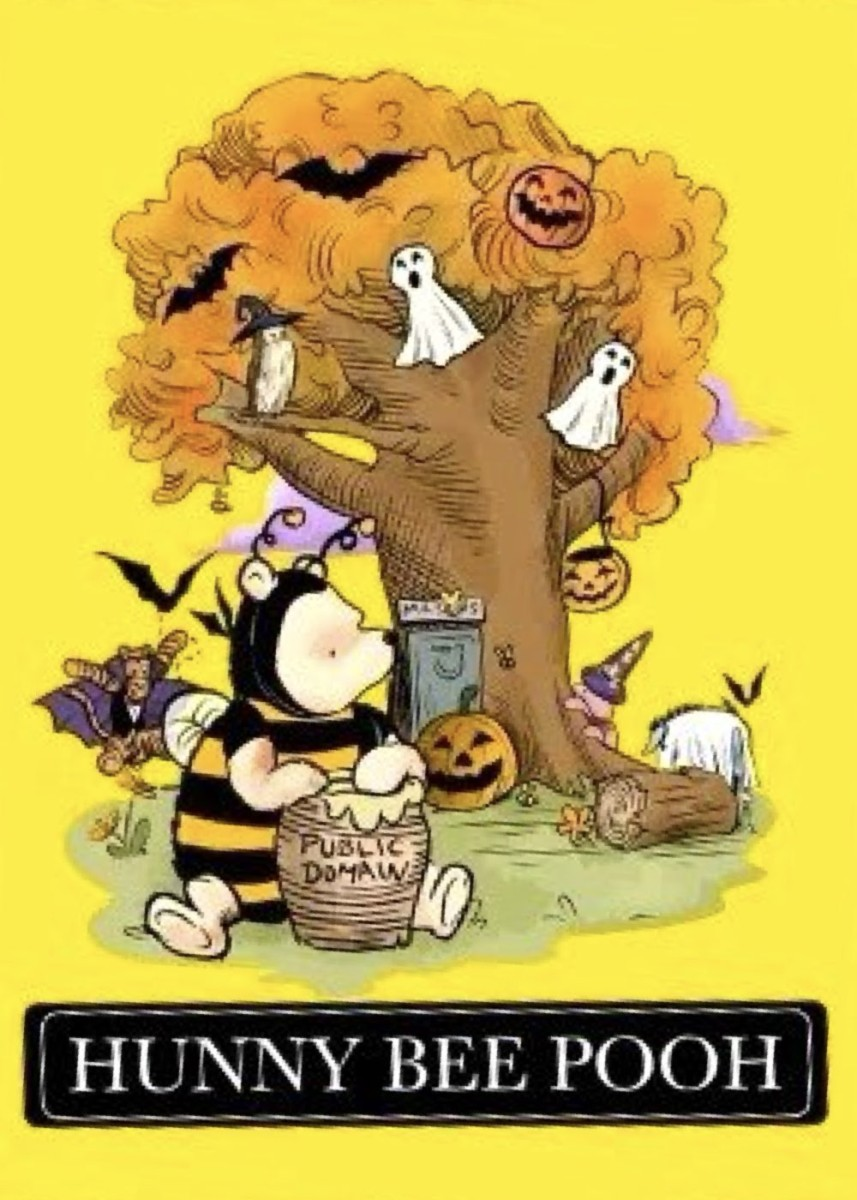 Saturday Morning Cards Halloween Classic Winnie the Pooh Limited