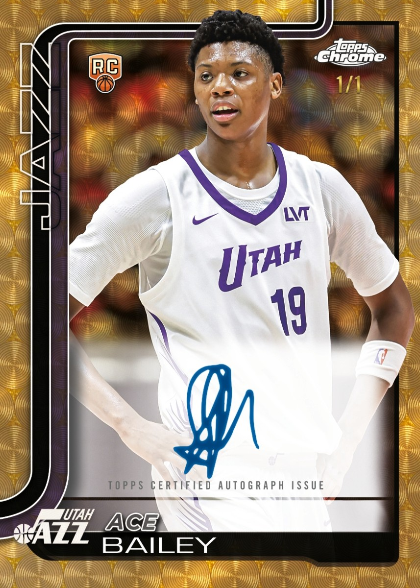 2025-26 Topps Chrome Basketball Hobby Jumbo Box | Steel City