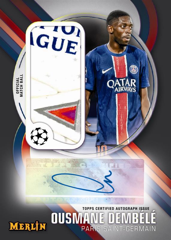 2024-25 Topps UEFA Club Competitions Merlin Chrome Soccer