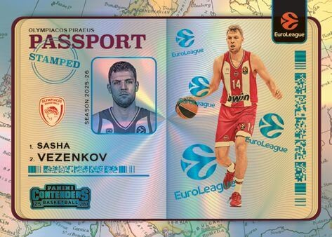 2025-26 Panini Contenders EuroLeague Basketball Hobby Box | Steel