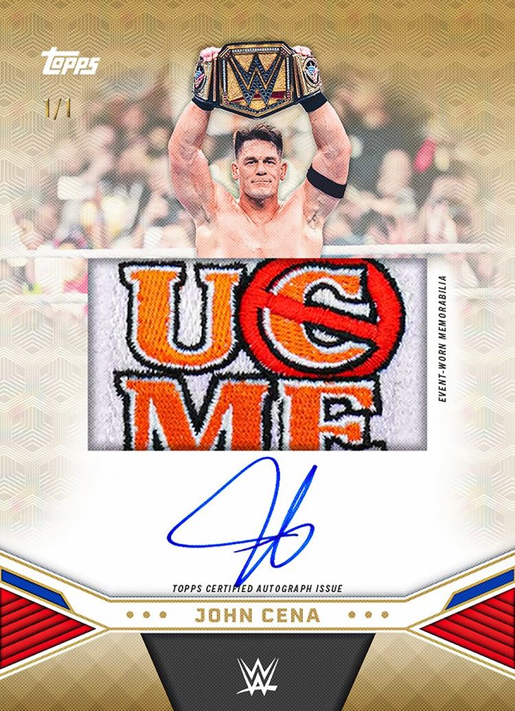 2025 Topps John Cena Commemorative Collection WWE Wrestling 2025 Topps John Cena Commemorative Collection WWE Wrestling
