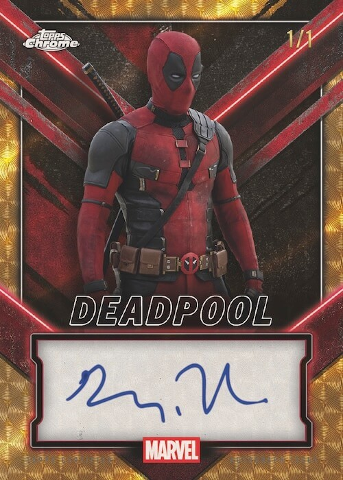 デッドプール ダスティバージョン 2025 Topps Chrome Deadpool Hobby Box | Steel City Collectibles