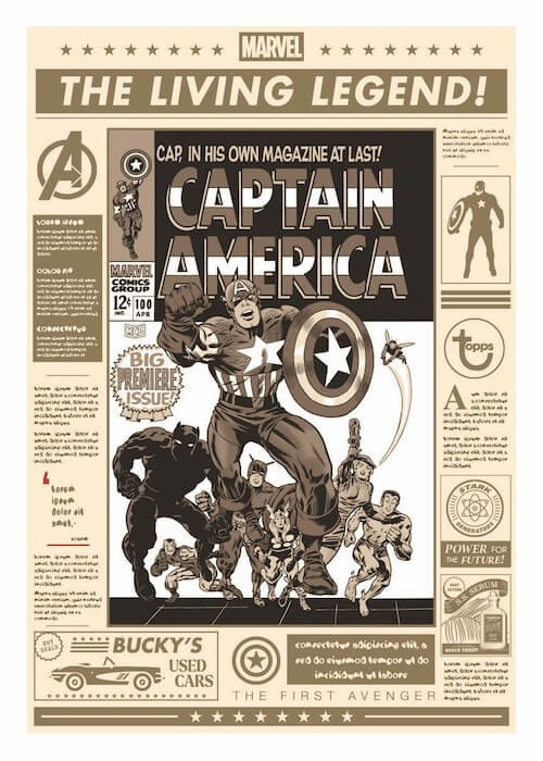 2026 Topps Marvel Brooklyn Collection Captain America 85th