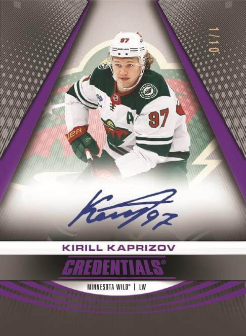 2025-26 Upper Deck Credentials Hockey Hobby 10-Box Case | Steel