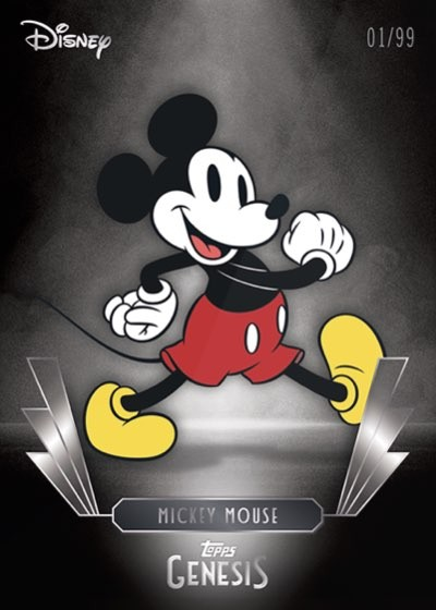 ミッキーマウス TOPPS Disney Genesis 50枚限定 Disney Genesis Topps Cards Debuted This Morning and Instantly Sold