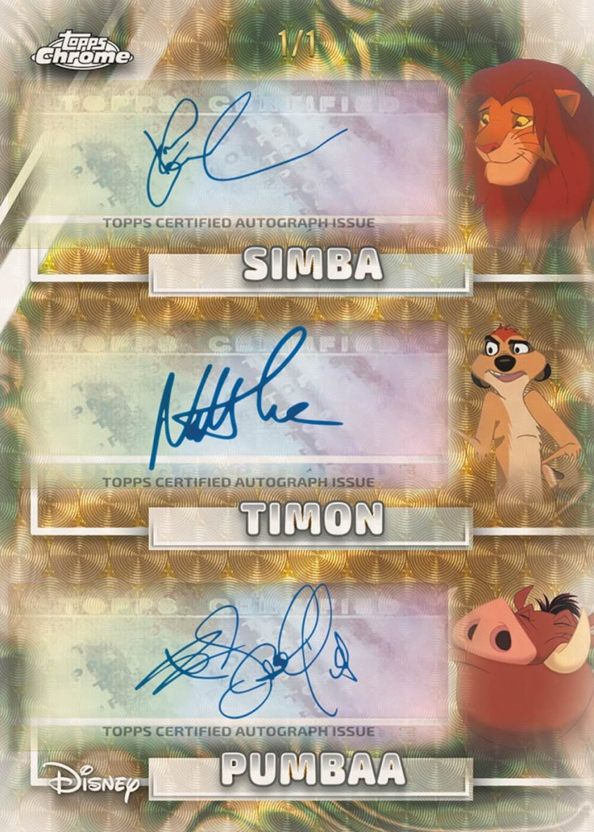 99シリ【カナシミ】直筆サイン　インサイドヘッド　TOPPS　Disney 2026 Topps Disney Chrome Hobby 20-Box Case | Steel City Collectibles