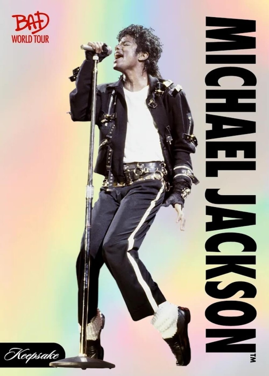 2025 Super Break Michael Jackson Bad World Tour Keepsake Holo