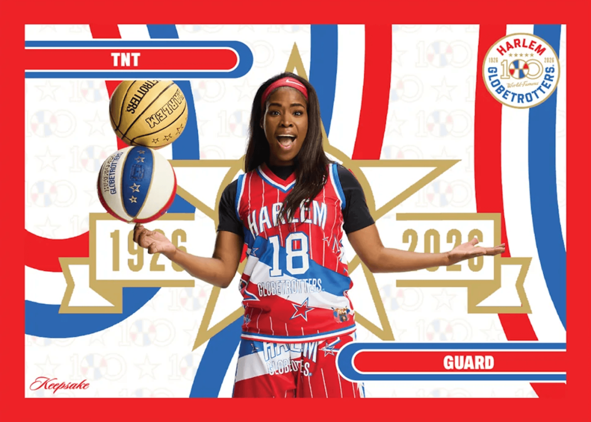 2026 Super Break Harlem Globetrotters 100th Anniversary Keepsake