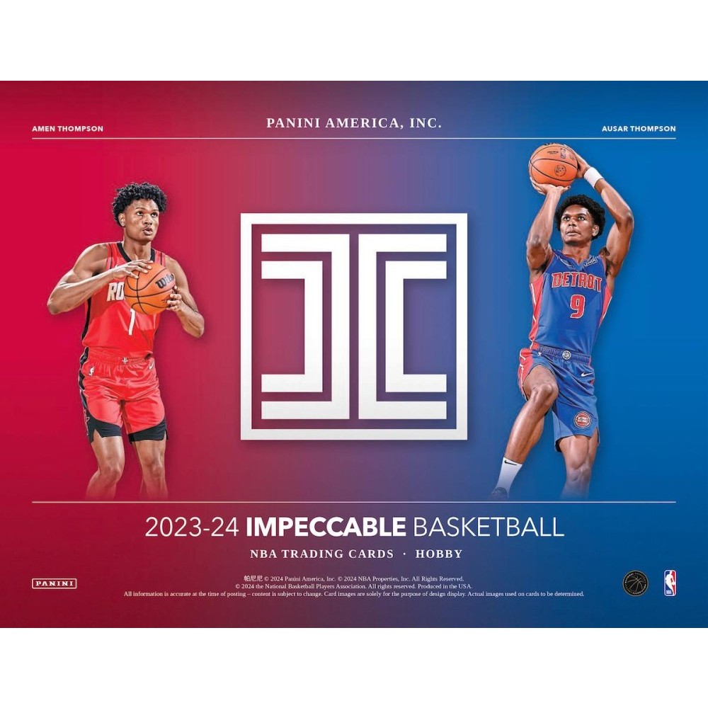 スポーツ選手 NBA 2021-22 PANINI IMPECCABLE BASKETBALL 🏀 NBA 2023-24 PANINI IMPECCABLE BASKETBALL HOBBY【製品情報
