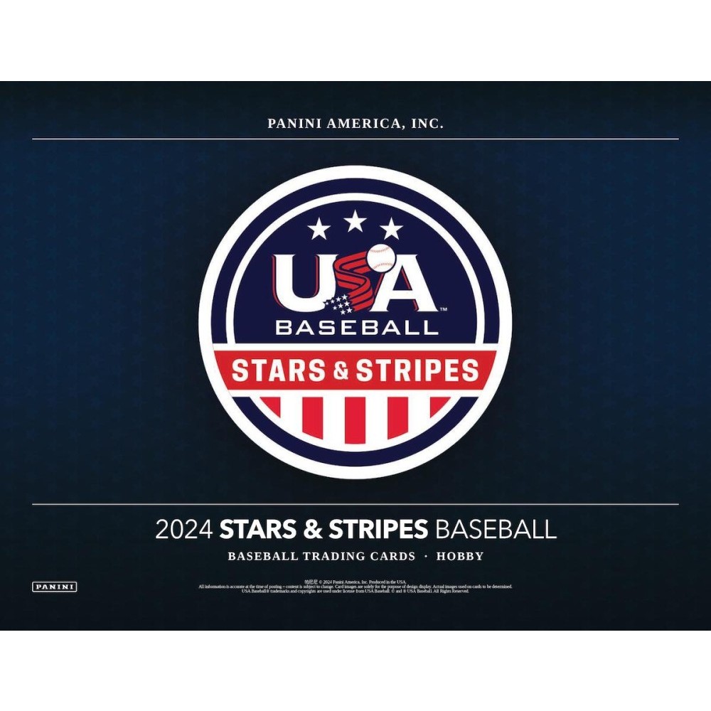 2024 Panini USA Stars & Stripes Baseball Hobby Box | Steel City 