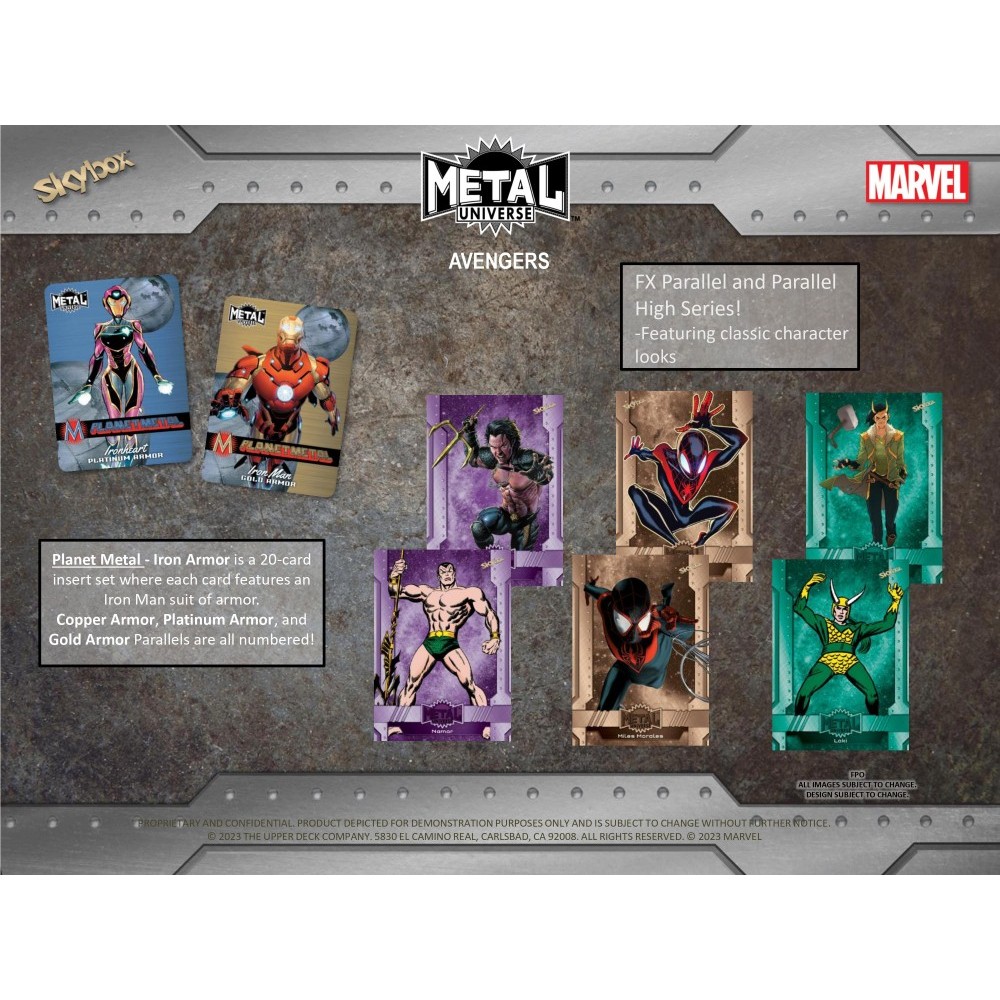2024 Upper Deck Marvel Skybox Metal Universe Avengers Hobby 12-Box