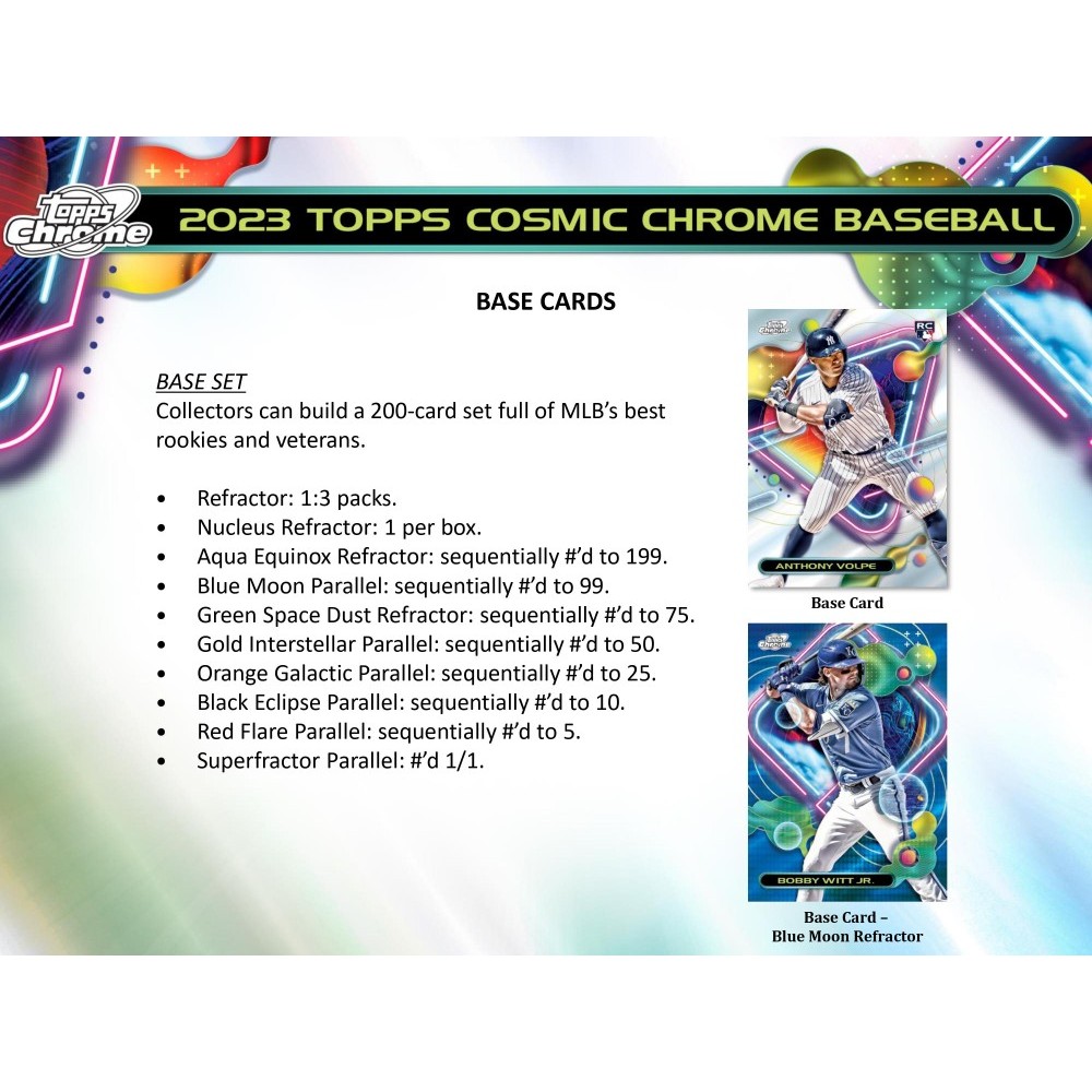 未開封シュリンク付き！】2023 Topps Cosmic Chrome