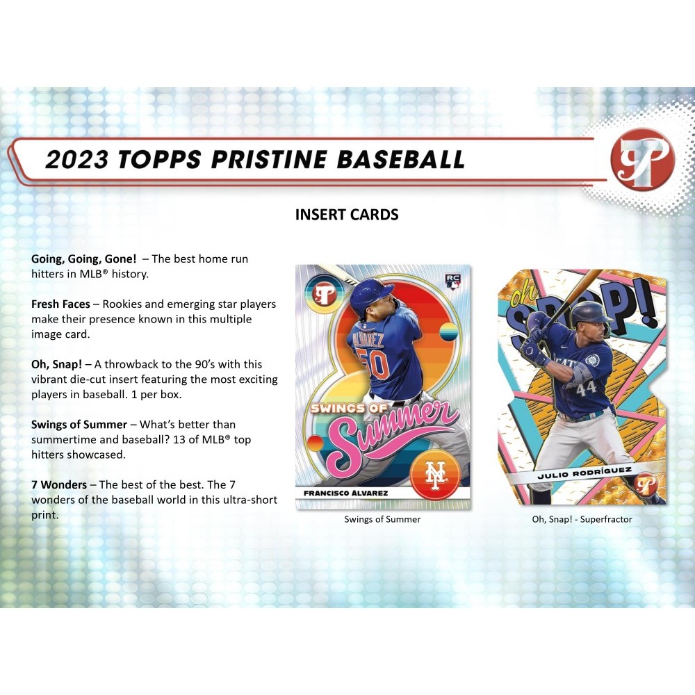 2023 Topps Pristine Baseball Hobby Box Steel City Collectibles