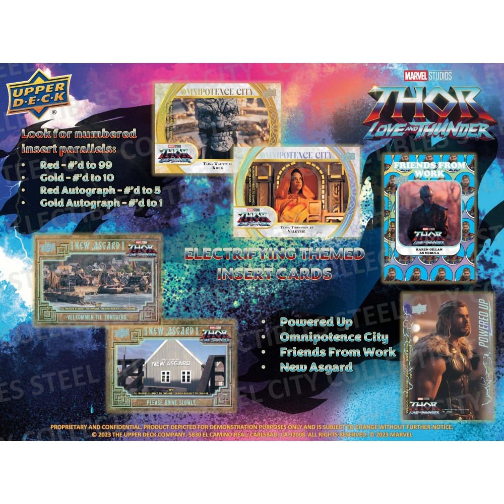 2023 Upper Deck Marvel Studios Thor: Love and Thunder Hobby Box