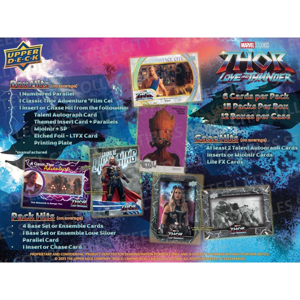2023 Upper Deck Marvel Studios Thor: Love and Thunder Hobby Box