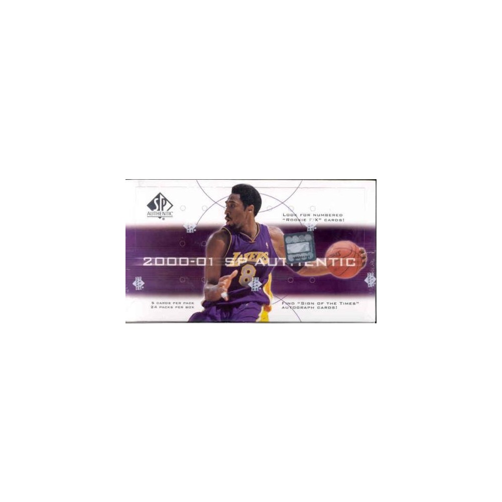 2000-01 Upper Deck SP Authentic Basketball Hobby 12-Box Case