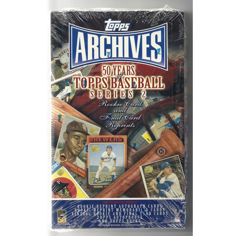 2001 Topps Archives Series 2 Hobby Baseball Box Steel City Collectibles