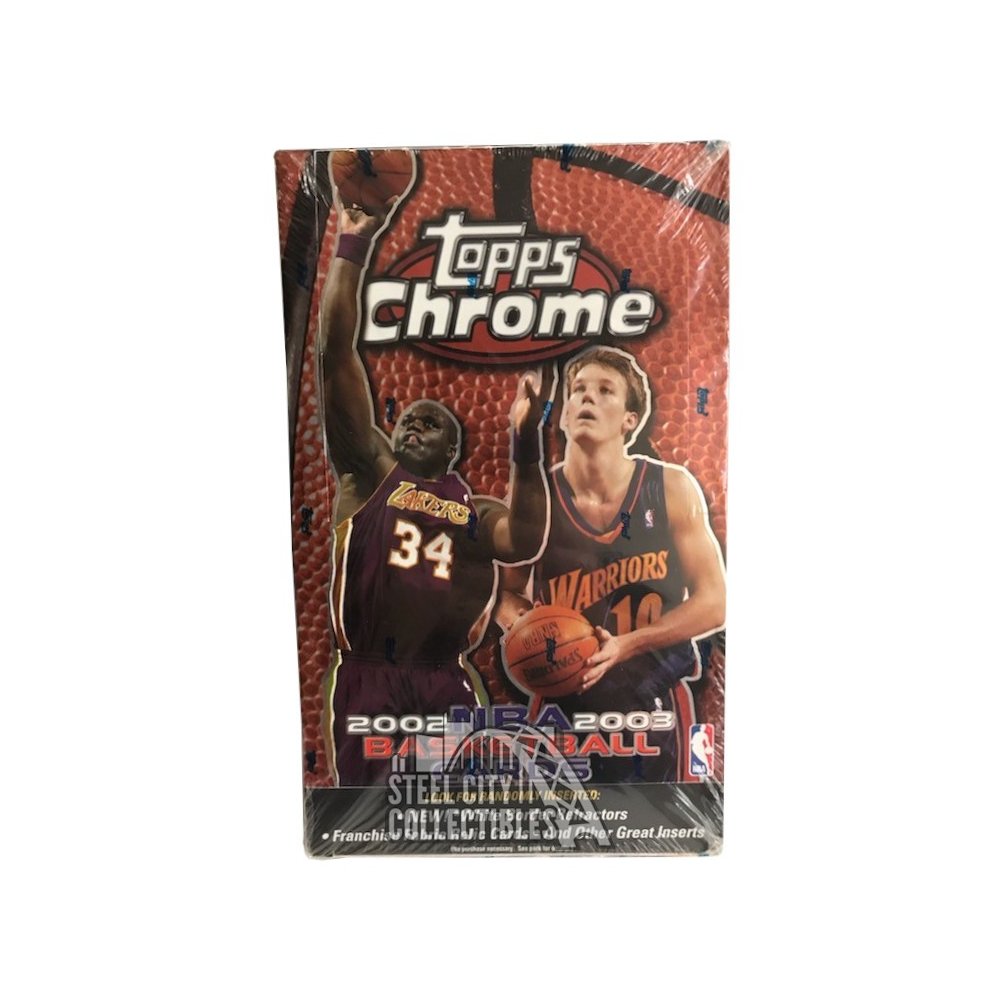 200203 Topps Chrome Basketball 24 Pack Retail Box Steel City