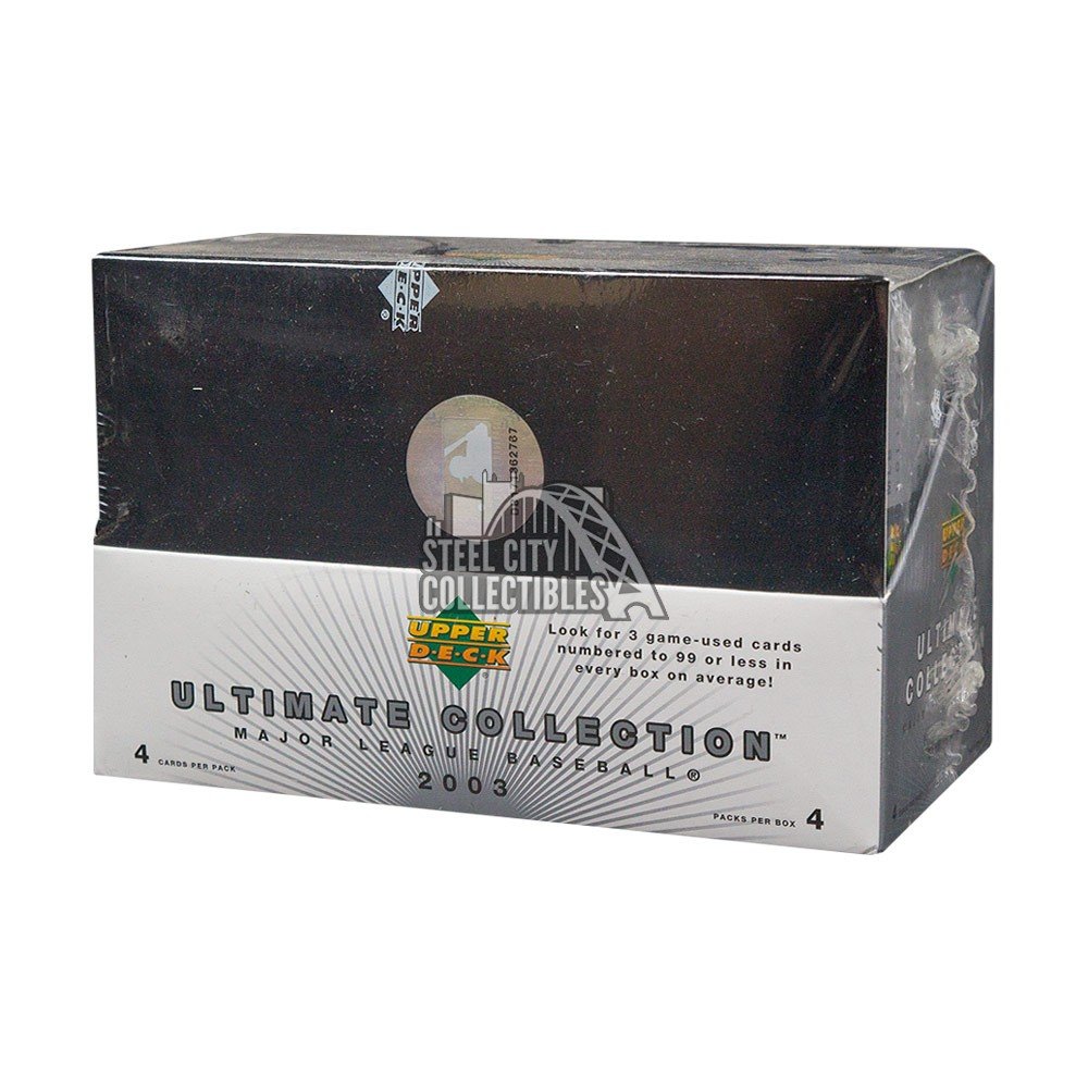 2003 Upper Deck Ultimate Collection Baseball Hobby Box | Steel