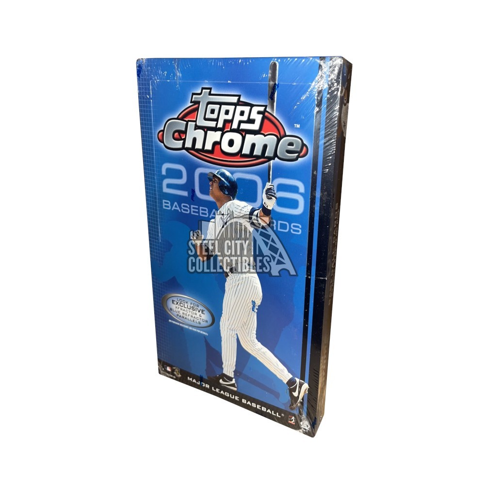 2006 Topps Chrome Baseball 24Pack Retail Box Steel City Collectibles