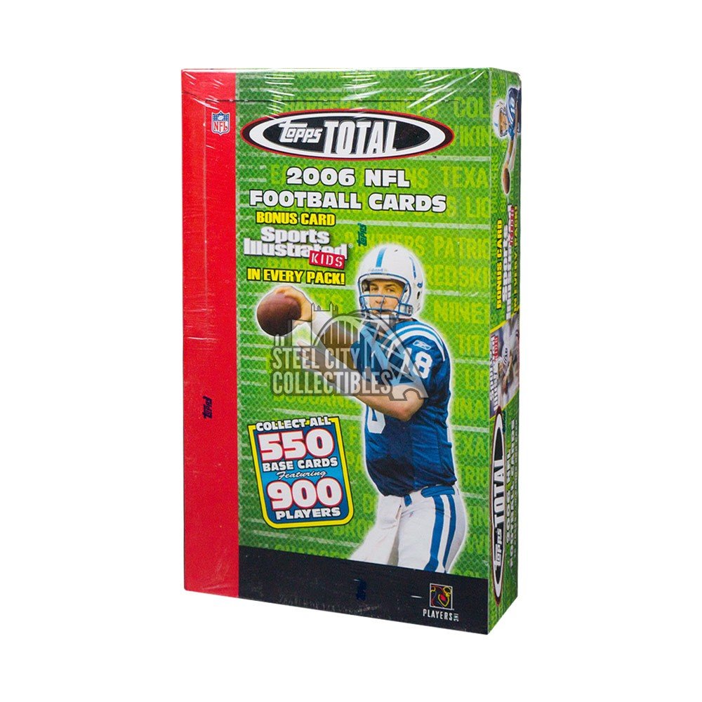 2006 Topps Total Football 36ct Retail Box Steel City Collectibles