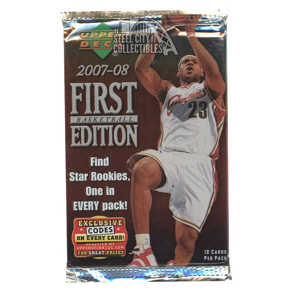 200708 Upper Deck Basketball First Edition Retail 65Pack Lot Steel