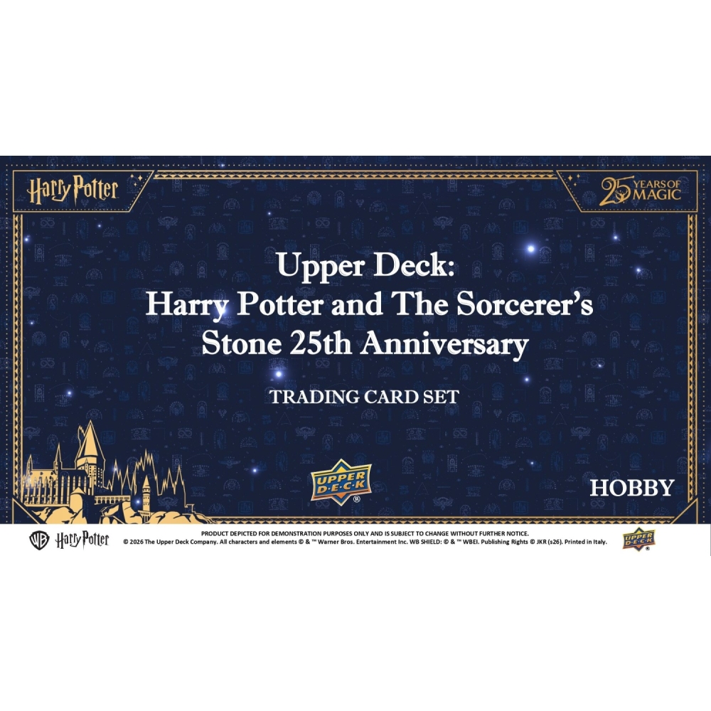 2026 Upper Deck Harry Potter and The Sorcerer's Stone 25th