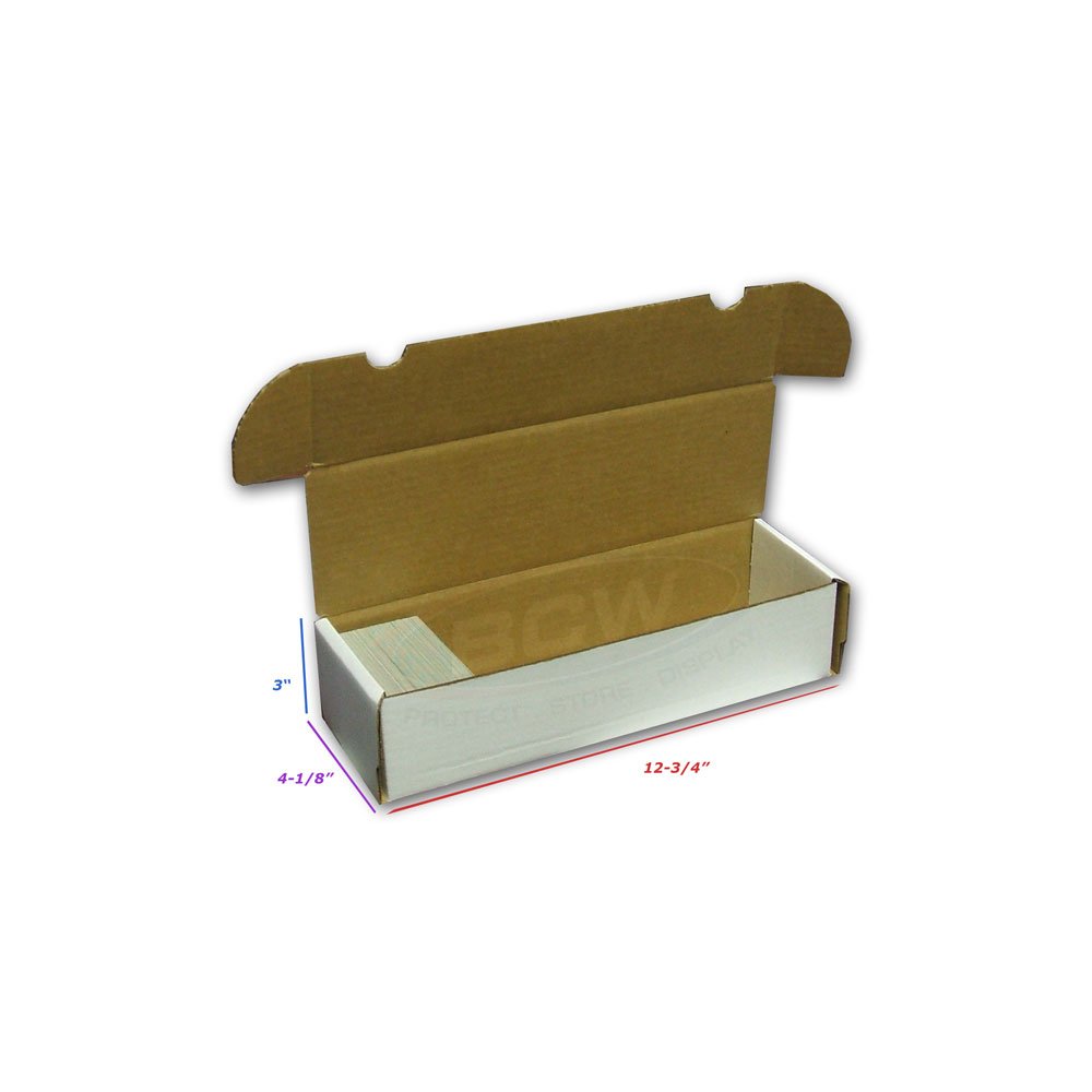 FREE SHIPPING 660 Count 50 BCW Trading Card Storage Boxes 
