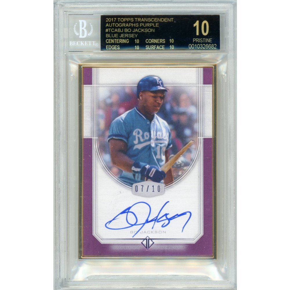 bo jackson baseball card