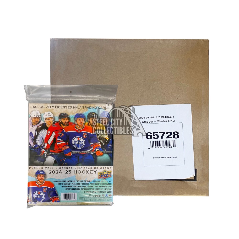 2024-25 Upper Deck Series 1 Hockey Starter 10-Kit Case | Steel City  Collectibles